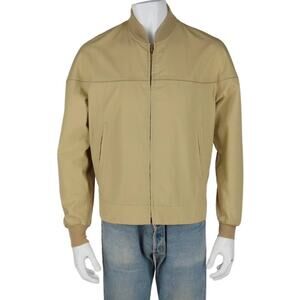 60s Vintage Shanhouse Khaki Varsity Windbreaker Rockabilly Mod Hipster Jacket